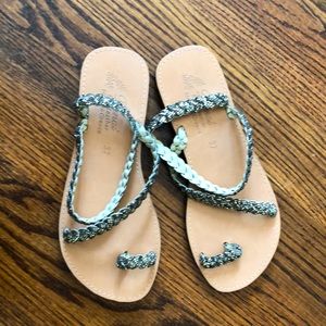 Never worn sandals from Greece!